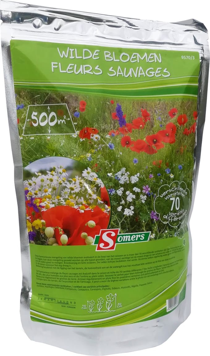 Wilde bloemenmengsel 500 g - 500 m²