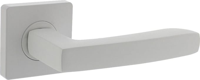 Intersteel Deurkruk Minos op vierkante rozet 55x55x10 mm wit