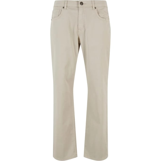 Urban Classics - Stretch Twill 5 Pocket Broek rechte pijpen - Taille, 30 inch - Groen