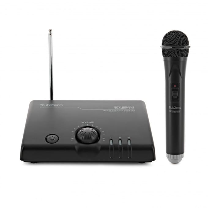SubZero Draadloos VHF-systeem, met Handmicrofoon