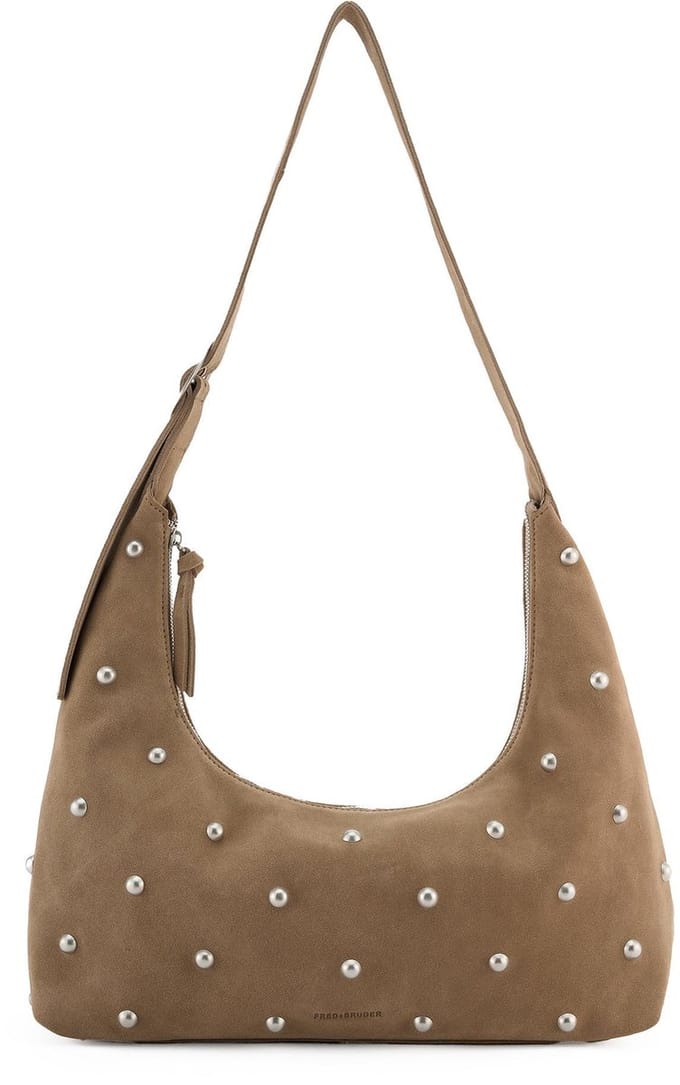 FREDsBRUDER schoudertas Endless Beads Shoulderbag Taupe