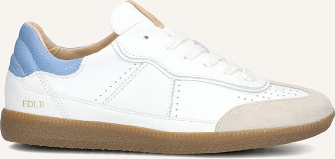 Fred De La Bretoniere Sneaker Pearl Reza Wit/Blauw - Maat 36