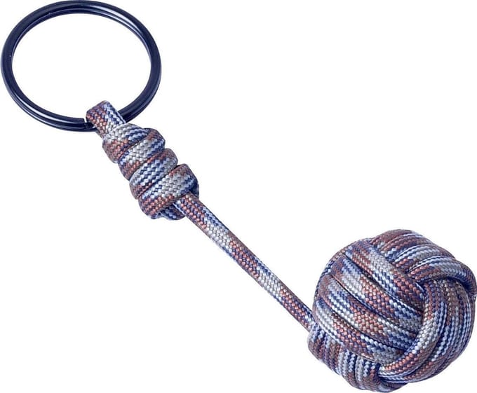 Munkees Sleutelhanger Paracord Brown Camo Bruin 8,5 Cm