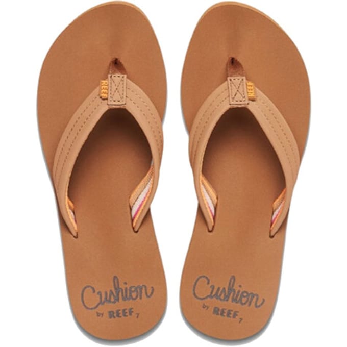 Reef Cushion Breezetan/Smoothie Dames Slippers - Cognac - Maat 38,5