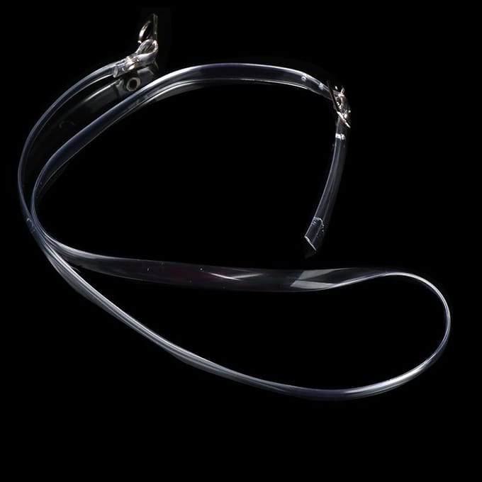 1 Paar Schoenaccessoires Onzichtbare Elastische Siliconen Transparante Veters Bandjes black