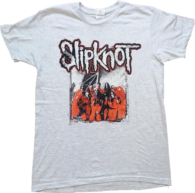 Slipknot - Self Titled Heren Tshirt - XL - Grijs