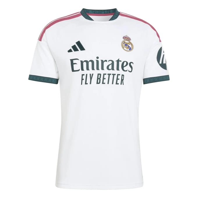 Adidas Real Madrid Truien/Replica's Heren - Wit - Maat XXL - Poly Jersey