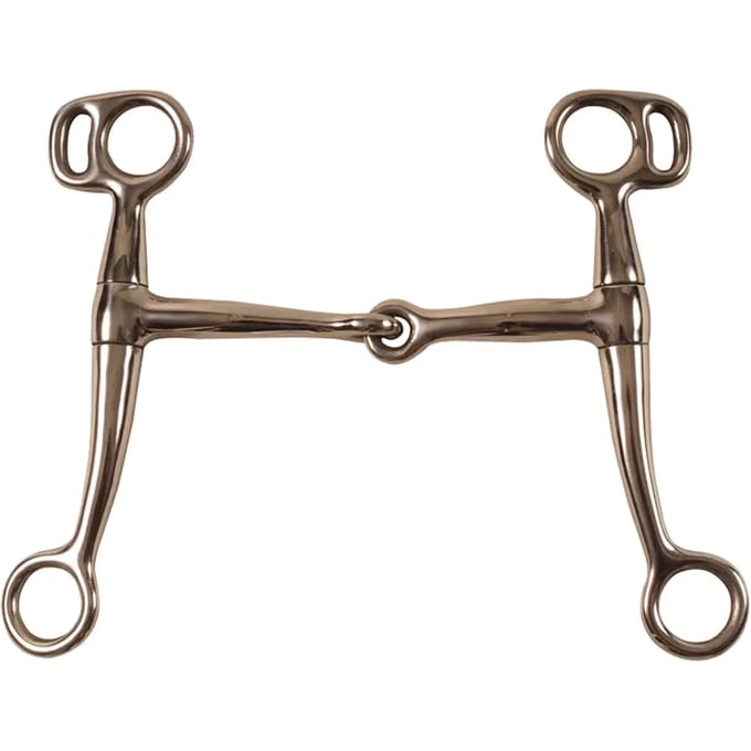 Mors western snaffle voor paard in roestvrij staal Pool's