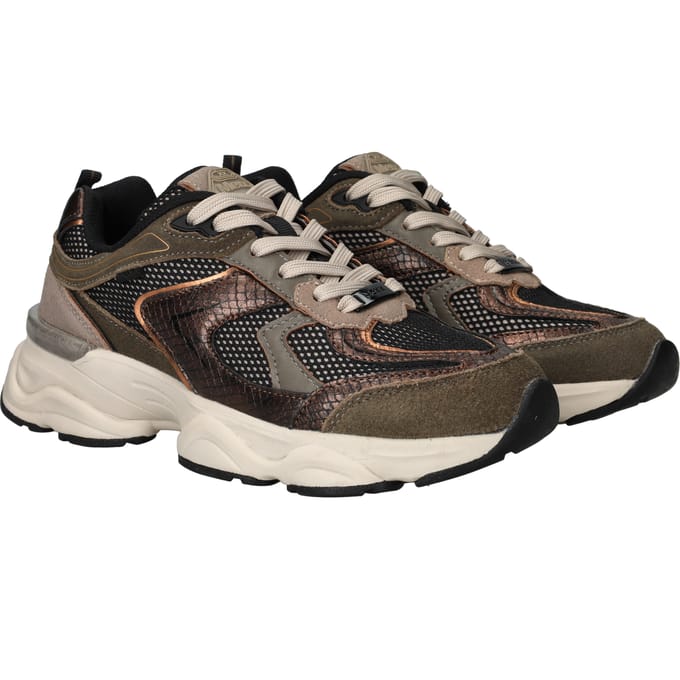 Mexx Norah Komo Sneakers - Dames - Groen - Maat:40