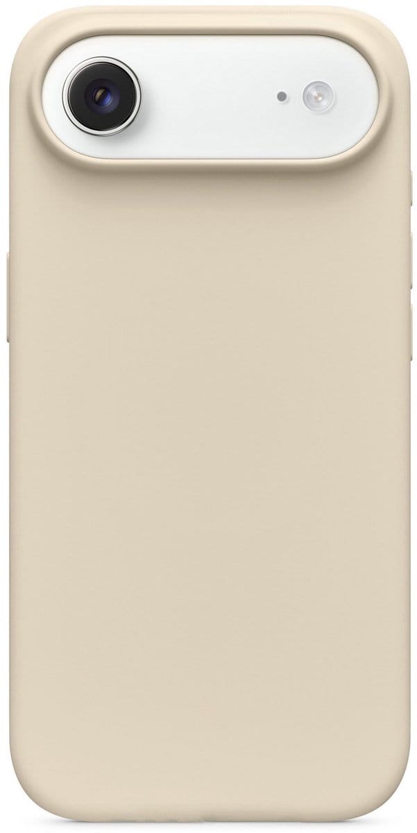 Solidenz Beige Siliconen Case geschikt voor iPhone Air hoesje compatibel met MagSafe - Desert Sand