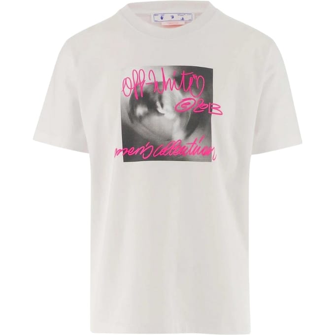 Gebroken wit Tornado-type slim-fit wit T-shirt