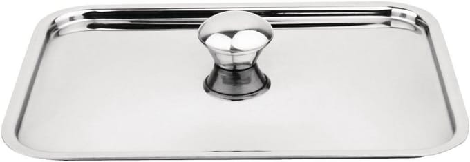 Deksel voor Mini Braadpan Roestvrij Staal 150 mm x 100 mm