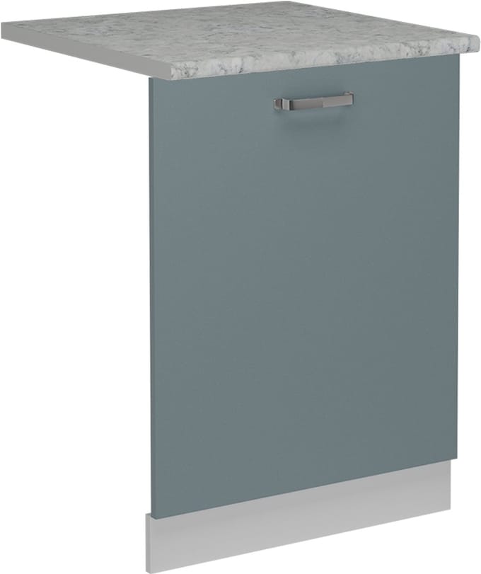 Vicco R-Line Vaatwasserfrontpaneel – 60 cm, WB Marmer Blauw-grijs