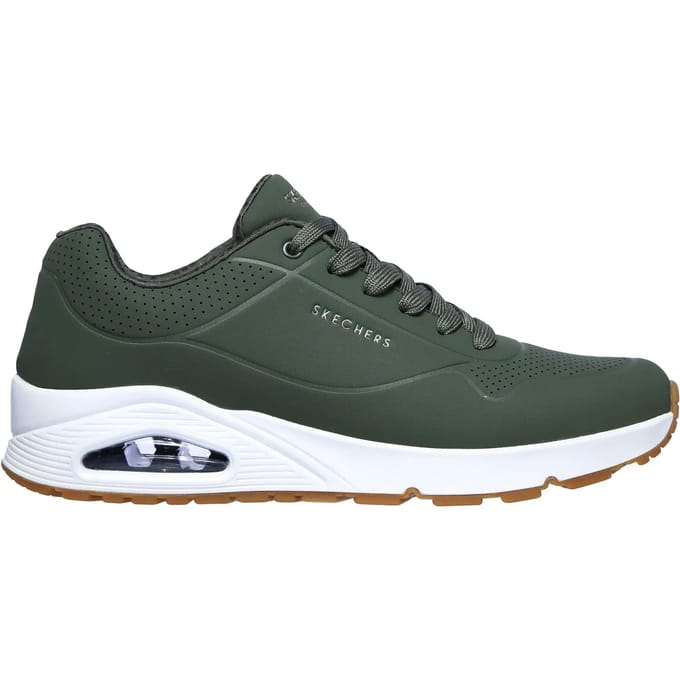 Skechers Uno - Stand On Air - Heren Sneakers - Olijfgroen