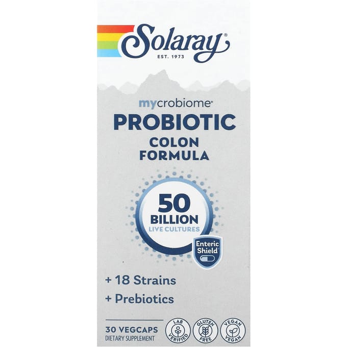Mycrobiome Probiotische Colon Formule, 50 Miljard, 30 Plantaardige Capsules