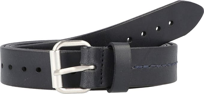 Marc O'Polo Leren Riem Eika Belt W105 Night Blue Blauw