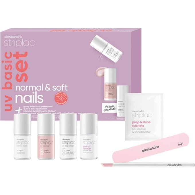 Alessandro Striplac UV Colour Basic Set Normal & Soft Nails Nagelsets Dames