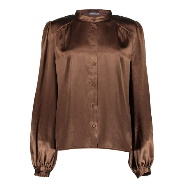 Geisha - 63615-14 - Blouse satin buttons