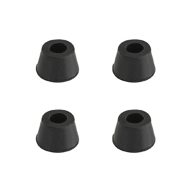 Buffalo Zwarte rubberen voetjes (4 stuks)