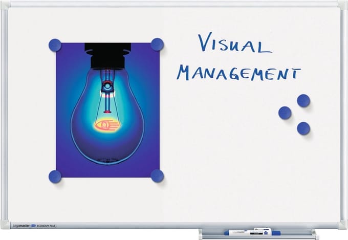 Legamaster Economy PLus Whiteboard 120x180cm