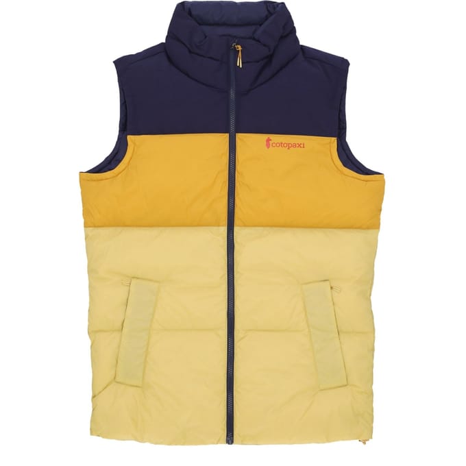 Solazo Down Vest Mouwloos donsjack voor heren Maritiem/amber