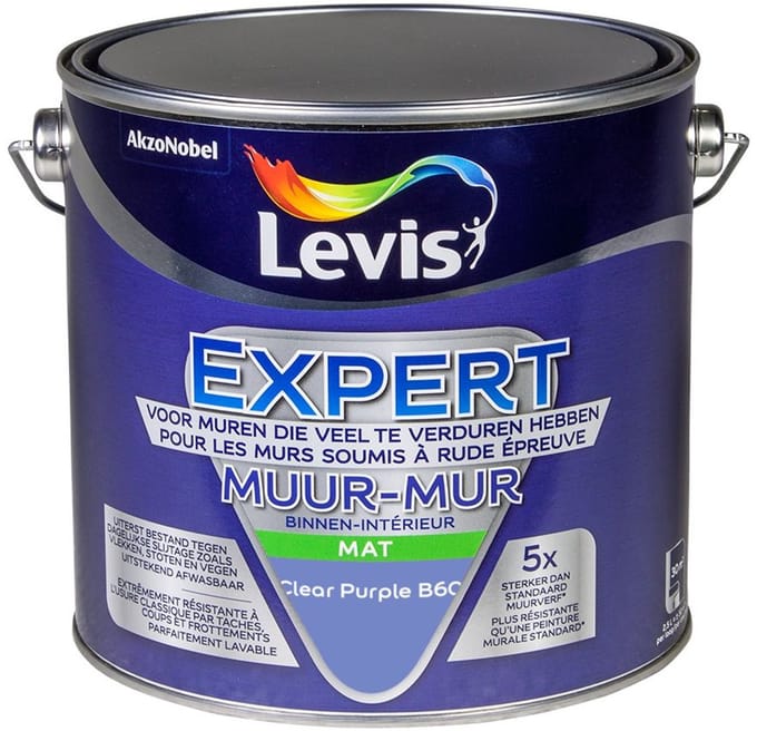 Levis - Expert Muur Binnen Mix - Clear Purple B60 - Mengverf - 2,5 L