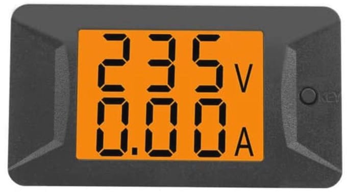 AC Spannings- en Stroommeter Dual Digital Display - Hoge Precisie Voltmeter en Amperemeter 40-400V / 100A