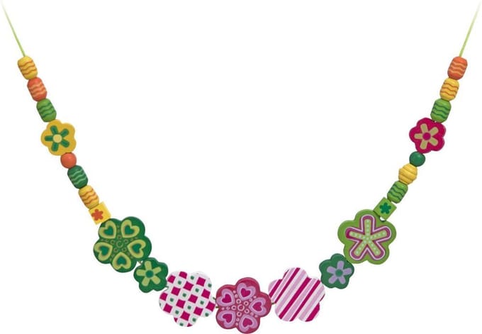 Melissa & Doug Houten Kralenset - Flower Power