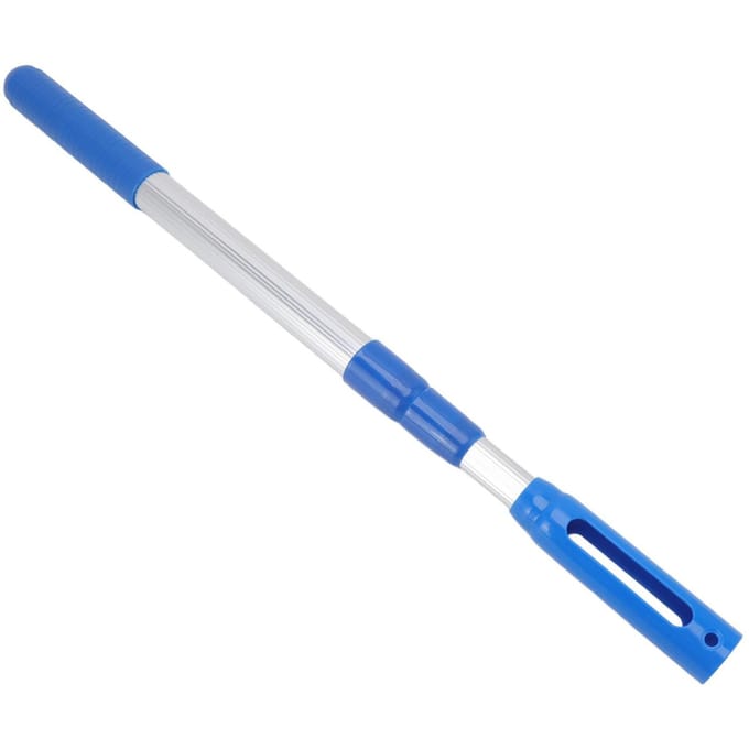 Zwembadpaal 3-delige telescopische paal aluminium afneembare zwembadreinigingsaccessoires white