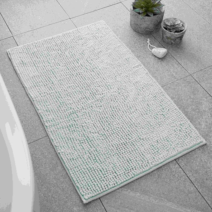 Bobble Badmat Eend Ei Blauw - Luxe Badaccessoire