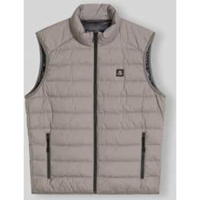 Regular fit bodywarmer met logopatch