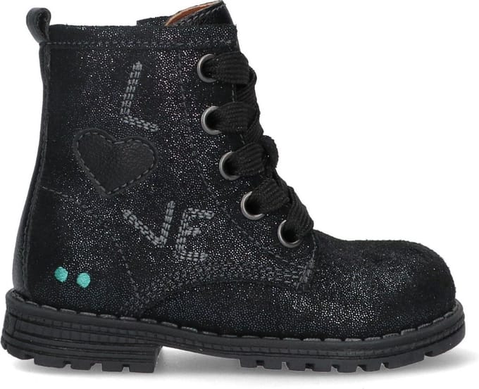 Thijs Trots Biker Boots Meisjes Blauw Print