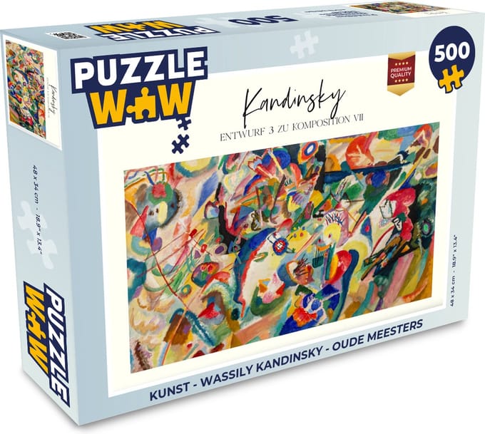 Puzzel Kunst - Wassily Kandinsky - Oude meesters - Legpuzzel - Puzzel 500 stukjes