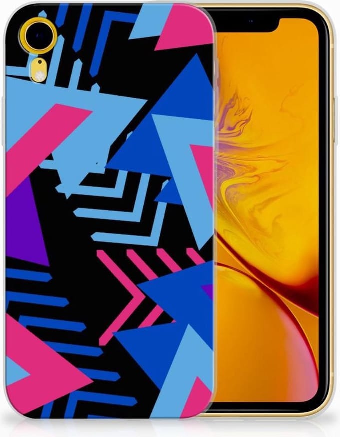 Apple iPhone Xr TPU Hoesje Funky Triangle