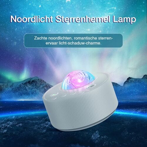 Nomader VIVREAL Galaxy Projector Met Geluid Aurora Sterrenlichten Afstandsbediening