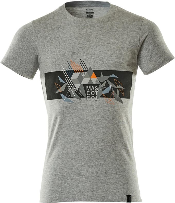 Mascot Accelerate Safe T-shirt 19182-965 - grijs gemeleerd/hi-vis oranje - 2XL