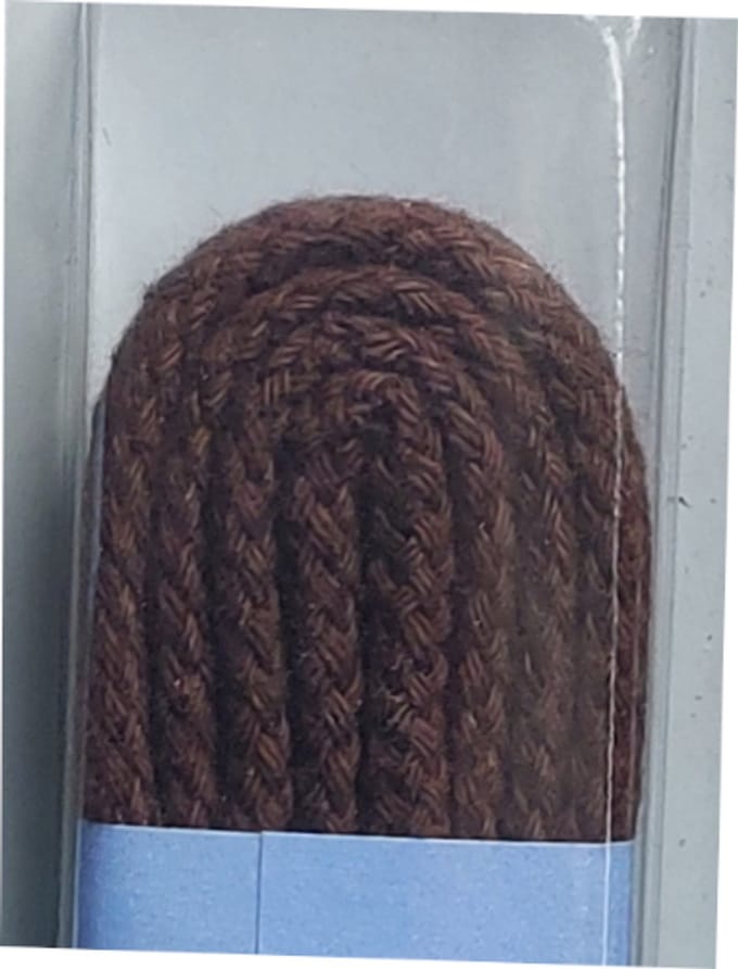Gala Veter - Donker Bruin - Rond - Koord Veters - Lengte 90 cm - Dikte 3 mm - Schoenveter
