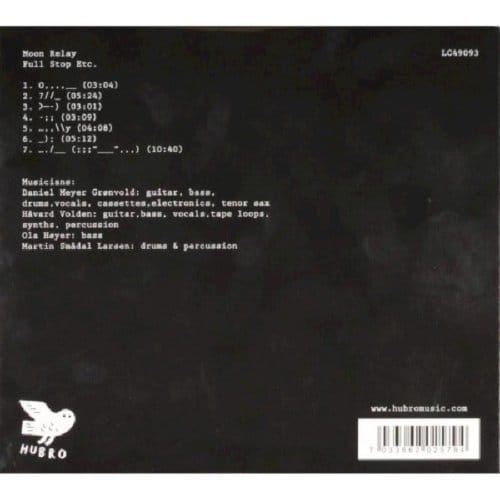 Moon Relay - Full Stop Etc (CD)