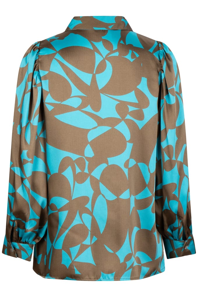 EsQualo Blouse Sateen Expressive Roots Print Taglia: 36 | Magliette intime Outlet | Donna