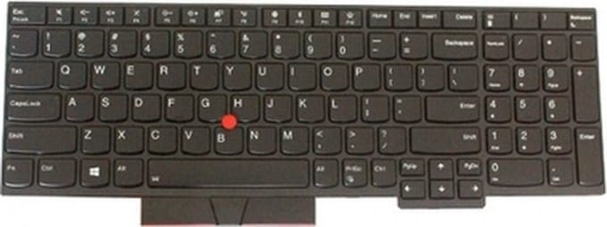 Lenovo Chicony - Notebook replacement keyboard - Frans - Zwart