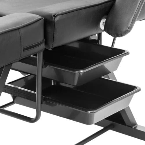 physa Behandelstoel - 180 x 58 x 68 cm - 150 kg - Zwart 10040748