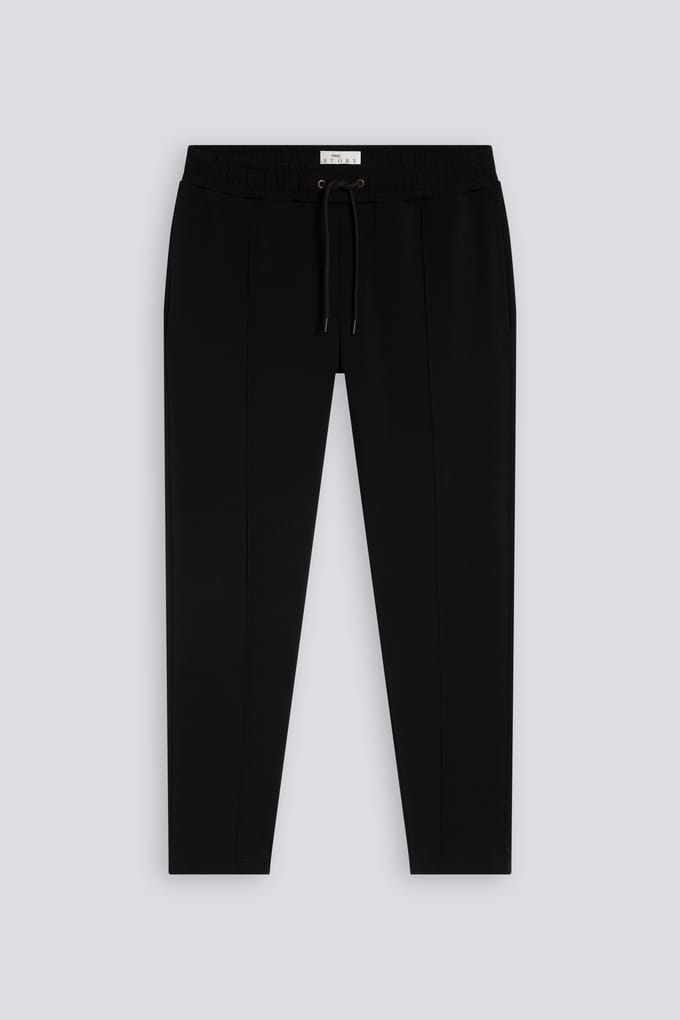 Track pants Serie Felpa Stretch Zwart