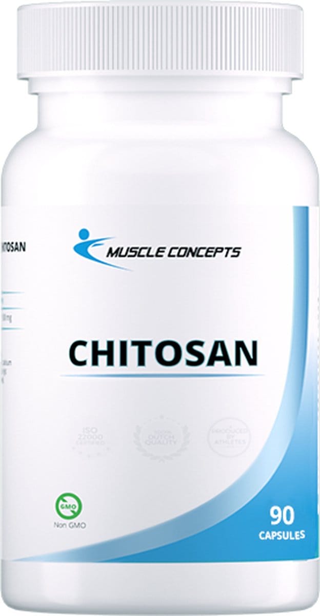 Chitosan supplement - goed voor de cholesterolspiegel - 90 Capsules | Muscle Concepts