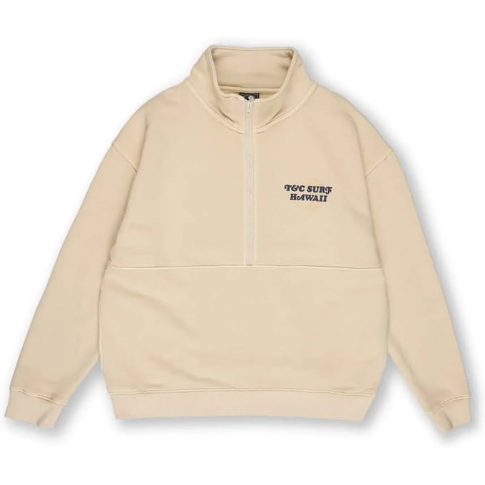 Sweatshirt 1⁄4 zip Town & Country Surf Designs TCSH