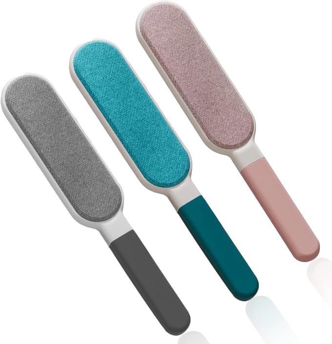 Solidchoice - Set van 3 Herbruikbare Lintborstels voor Kleding
