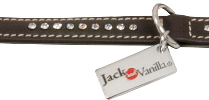 JV NAPPA Halsband met Strass Bruin-14mmx50cm