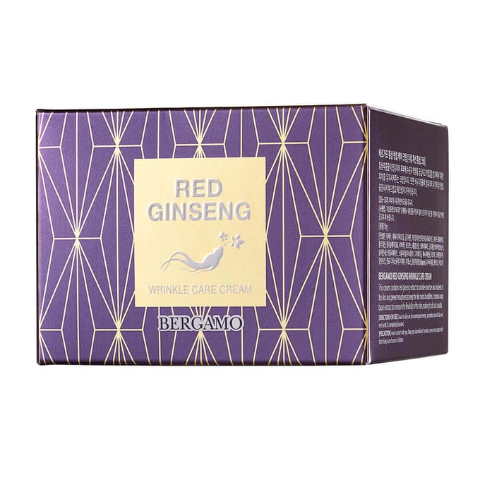 Bergamo Rode Ginseng Gezichtscrème Anti-rimpel Met Rode Ginseng 50ml