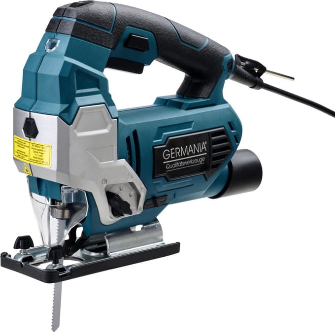 GERMANIA decoupeerzaag 230V 800W met snijlijn laser