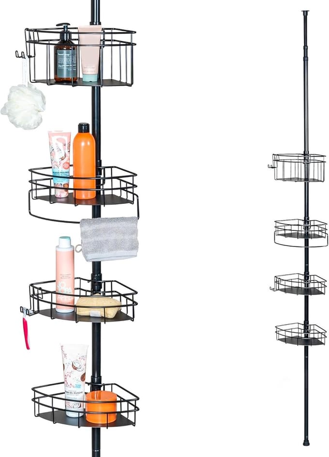 MKSS® Telescopisch Doucherek - Hangend - Zonder Boren