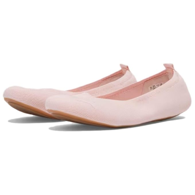 PUMA Ballet Confortable et Simple Absorbant les Chocs Durable Coupe Basse Chaussures Décontractées Baskets Femme Rose 397120-03 38 white